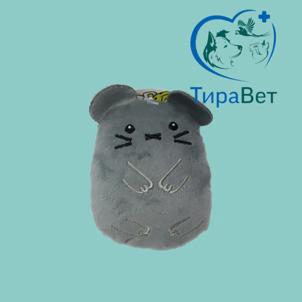 Игрушка плюшевая мышь