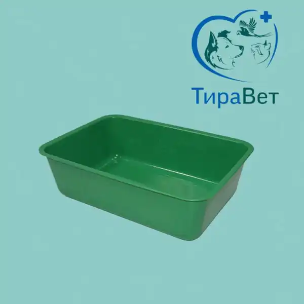 Туалет (лоток) без сетки глубокий, разные цвета