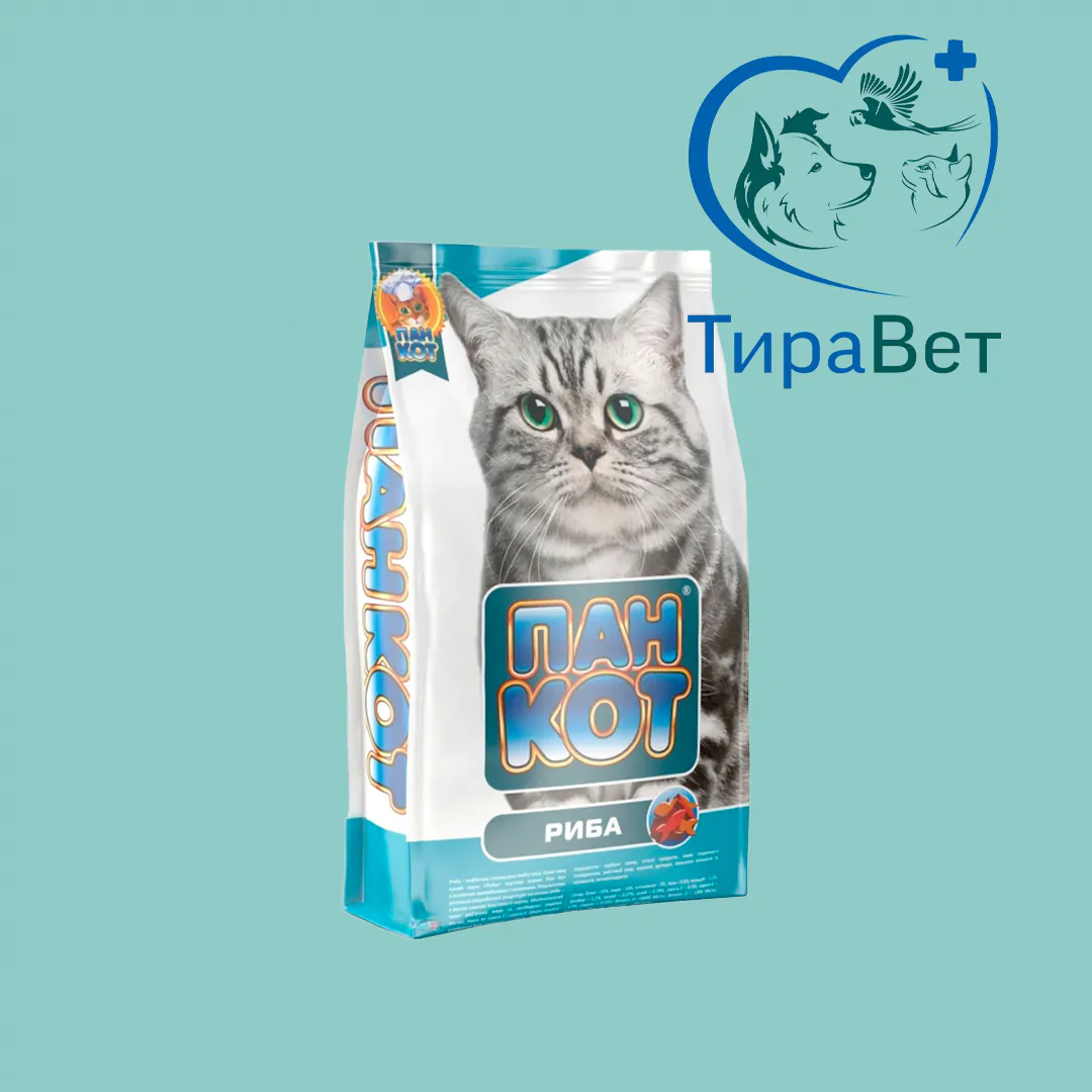 Сухой корм для кошек Пан Кот со вкусом рыбы 10 кг