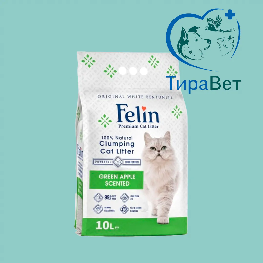 Наполнитель FELIN 10л GREEN APPLE