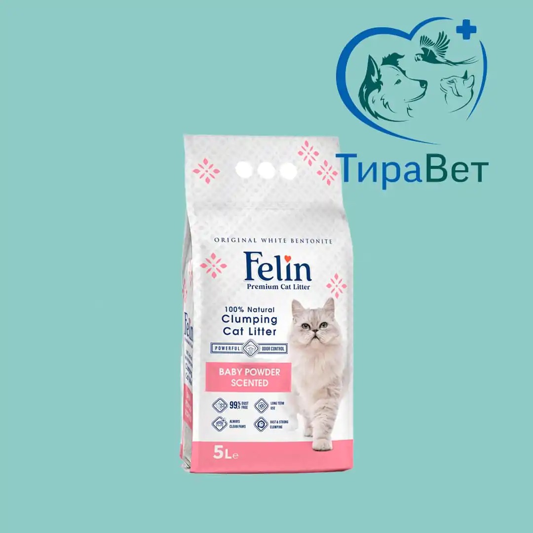 Наполнитель FELIN 5л BABY POWDER