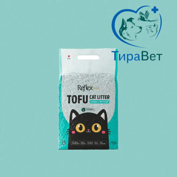 Наполнитель Reflex Plus Tofu с ароматом марсельского мыла на основе тофу 7л